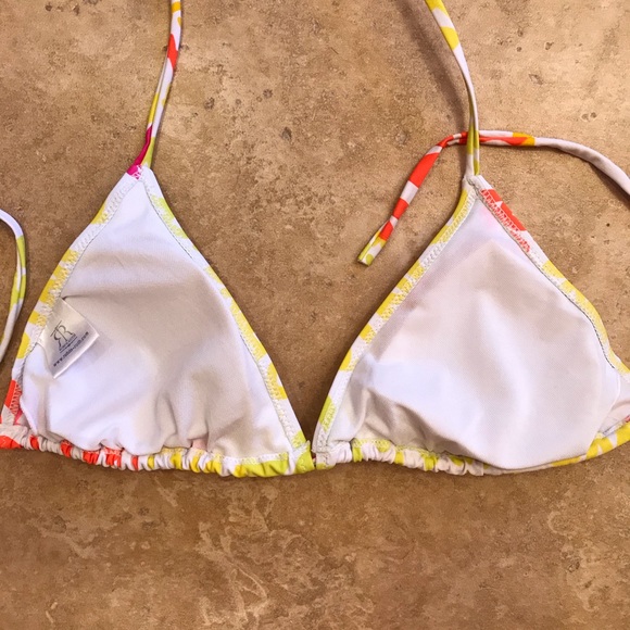 Robin Ruth Bikini Swim Top Punta Cana Tie Back Triangle - Picture 13 of 16